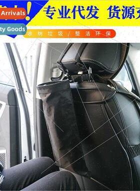 Multifunctional car hanging garbage can car collapsible port