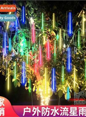 Solar meteor shower led lights colorful lights string lights