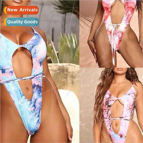 Bikini 2023 Sexy Revealing iEurope High Cut One Piece Swimsu