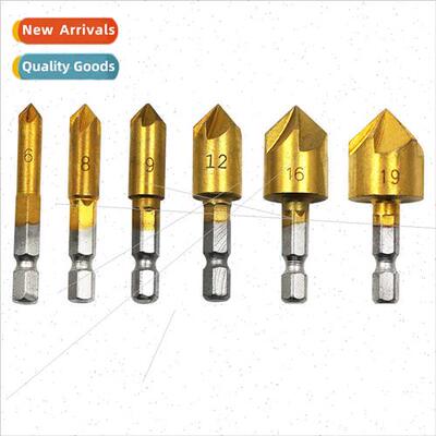 82 Degree Hexagonal Shank Five Edge Chamfering Tool xpcs Set