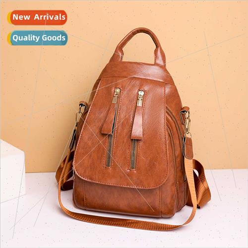 Shoulder bag women fashion Europe retro ladies casual backpa