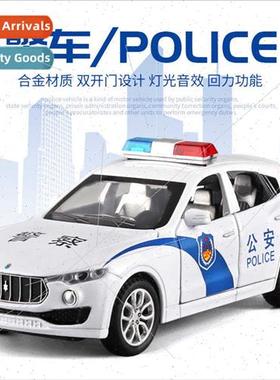 1:32 Masha SUV police car alloy model lights music boomerang