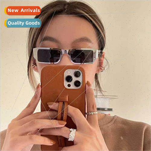 Modern retro small frame sunglasses ins  set shooting quirky