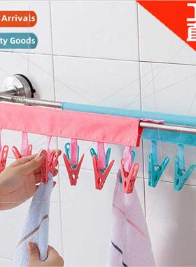 Portable Fabric Clothes Hanger Foldable Travel Convenient Cl