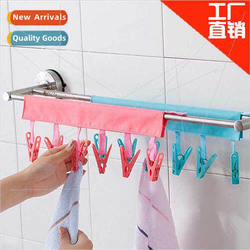 Portable Fabric Clothes Hanger Foldable Travel Convenient Cl