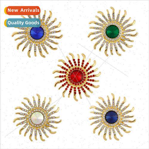 Exquise creative sunflower brooch fashion simple versatile d