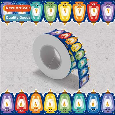 CM2304027 children cartoon kerosene lamp border chalkboard d