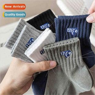 odor socks ins sweat tide short cotton mid Socks anti men