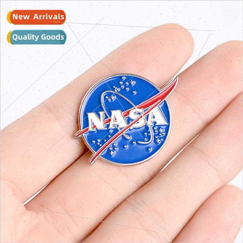 Brooch NASA Astronaut Space Alloy Badge Pin Horse Spurs Pin