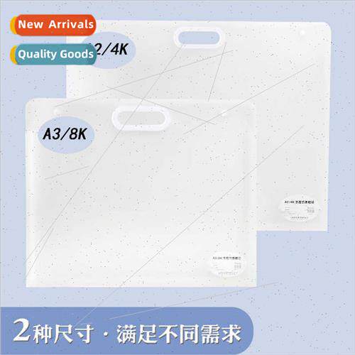 4K thickened handheld drawing organizer bag 8K children art