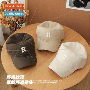 duck Korean soft cap tongue around head big summer High