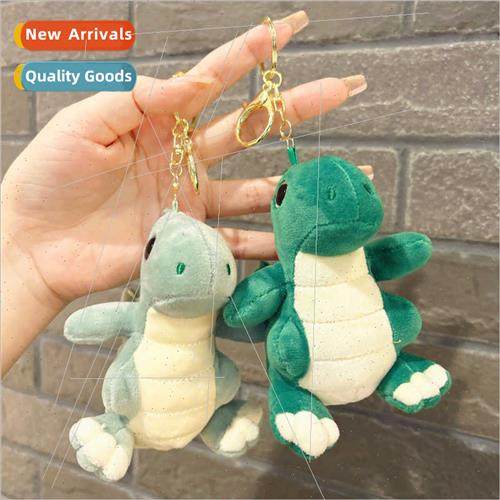 Dinosaur plush toys bag charm cartoon doll keychain gift cut