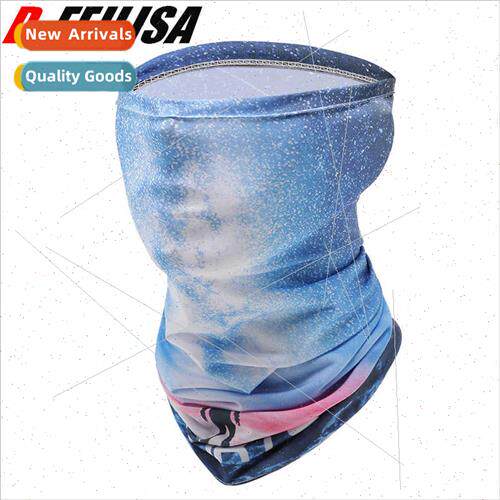 Summer ice silk mask sunscreen scarf cover outdoor breathabl