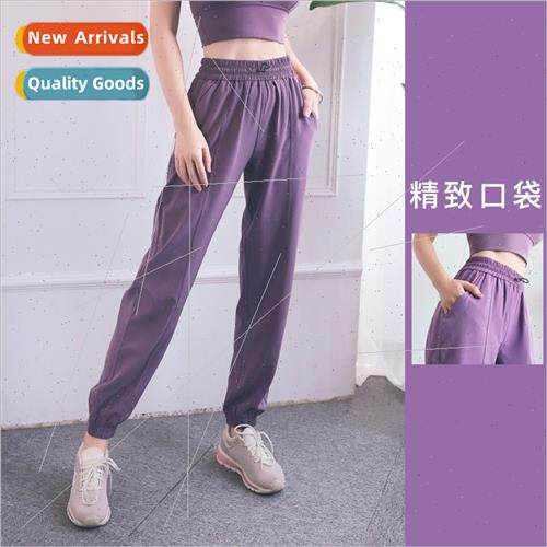 track jogger yoga pants  women瑜伽裤女宽松跑步健身运动裤