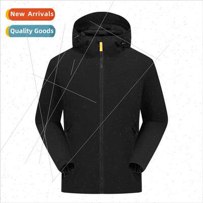 Fall winter new punching jacket men hooded windbreaker jacke