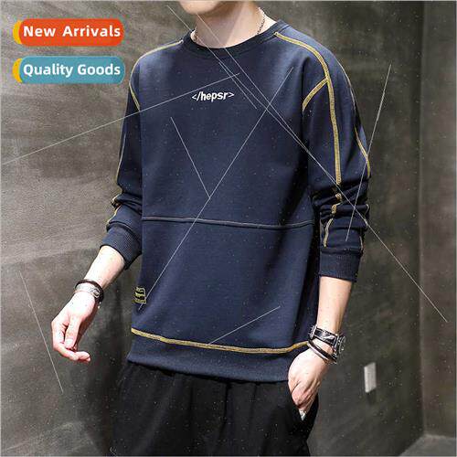 Sweatshirt men spring fall new round neck loose nd Korean  t