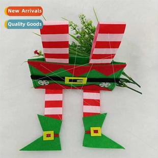 Two Square Legged Candy Christmas Bags Supplies