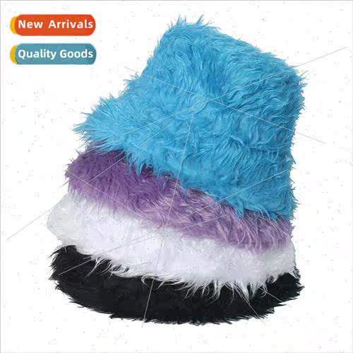 Autumn winter new cold cap tide warm fur plush fisherman hat