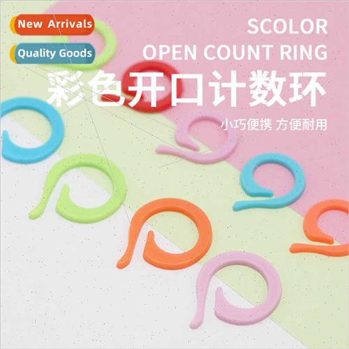 Knting Tools Colorful Open Counting Rings Counter Marker Sna