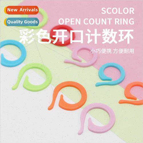 Knting Tools Colorful Open Counting Rings Counter Marker Sna