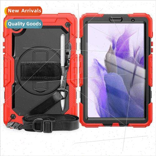 适用Samsung Tab A7 Lite T220 Colorful Silicone PC Swivel StH