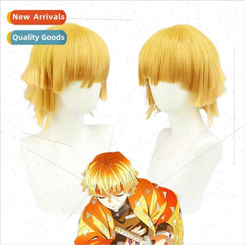 Ghosts blade cos wig my wife Yoshiyuki wig yellow orange fli