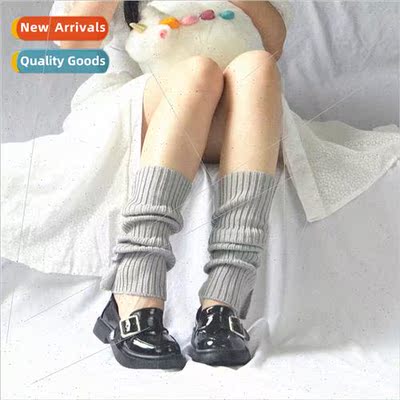 Korea loose woolen sockliner leg protectors Japanese simple