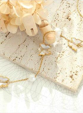 mple ins hundred wh nd inlaid whe sea shell butterfly imatio