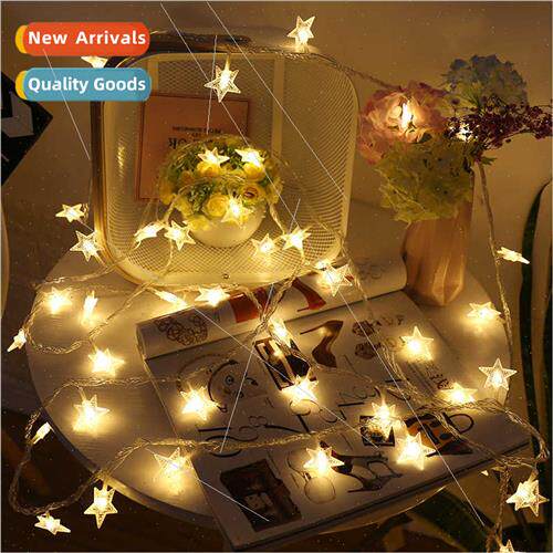 LED star light string battery model usb full star small colo