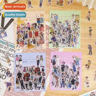 Cardamom stickers diy girl handbook stickers cartoon charact