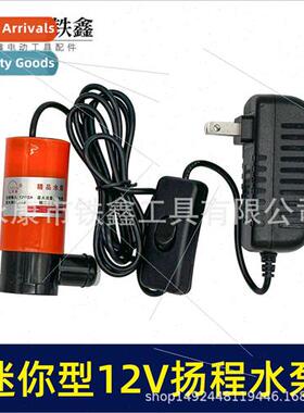 Mini 12V water pump head water pump 220V water pump slotting
