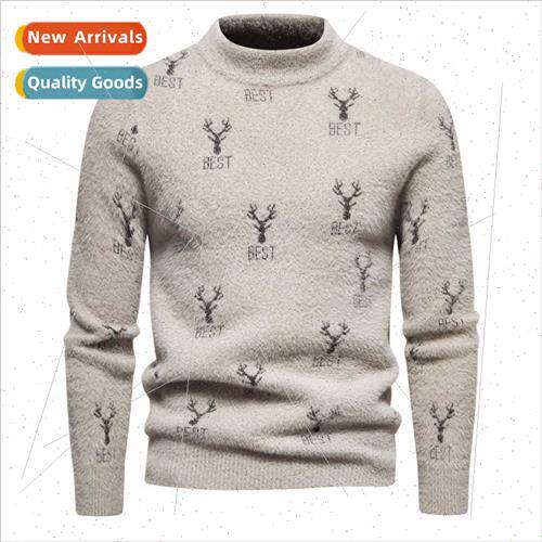 in fall winter new men sweater kn sweater Slim bottoming shi