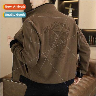 Autumn winter new collar jacket men padded thickened short w