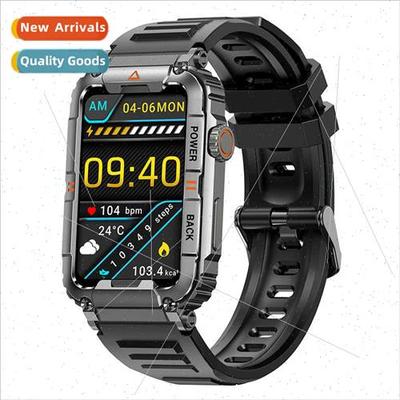 New KR88 Bluetooth Talk Smartwatch Voice Assistant Heart Rat