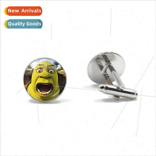 Accessories Classic Cartoon Shrek Cufflinks Best Man Su Shir