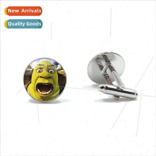 Accessories Classic Cartoon Shrek Cufflinks Best Man Su Shir