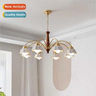 Chinese ancient home living room copper chandelier light lux