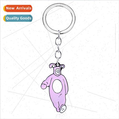 Movie and TV s FRIENDS Old Friends  Chandler pink rabb keych