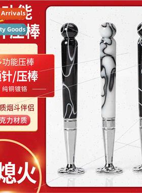new two-in-one through needle pressure bar zinc alloy hollow