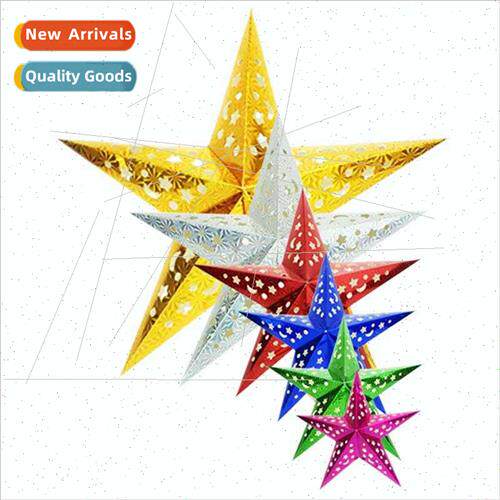 Christmas holiday decoration pendant 30/45/60 laser paper fi