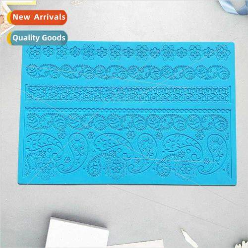 Lace 430 chocolate cookie mold cake mold ice cream candy sil