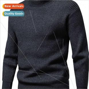 round winter fashion knwear neck men simple new fall 2023