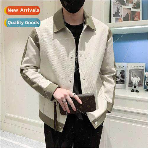 Jacket men 2023 new spring fall gangster handsome senior sen
