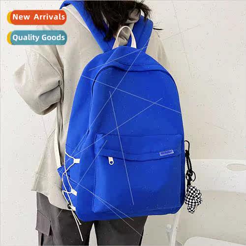 tide cool backpack ins simple large-capacy student schoolbag