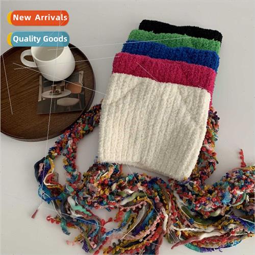 2023 new cute ears small flowers defense knted cap fall wint