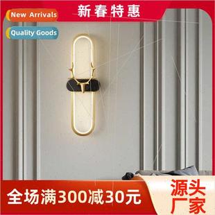 Bedside wall lamp bedroom light luxury creative Scandinavian