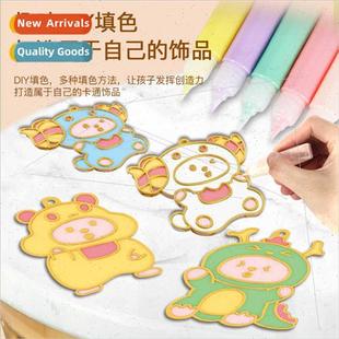 gel painting Children doodle bake key cartoon