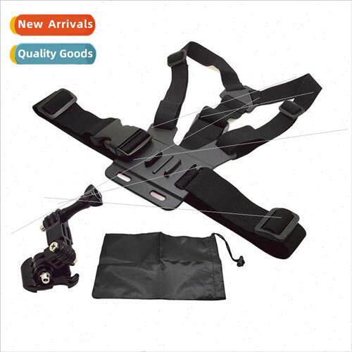 适用gopro sports camera chest strap b chest strap with 3-way