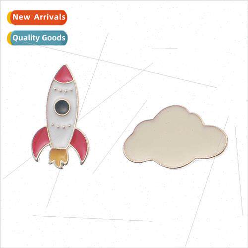 Handmade Drip Oil Accessories Fashion Multicolour Rocket Bro