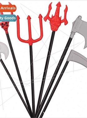 Halloween animation props 3 sections assembled scyaxe triden